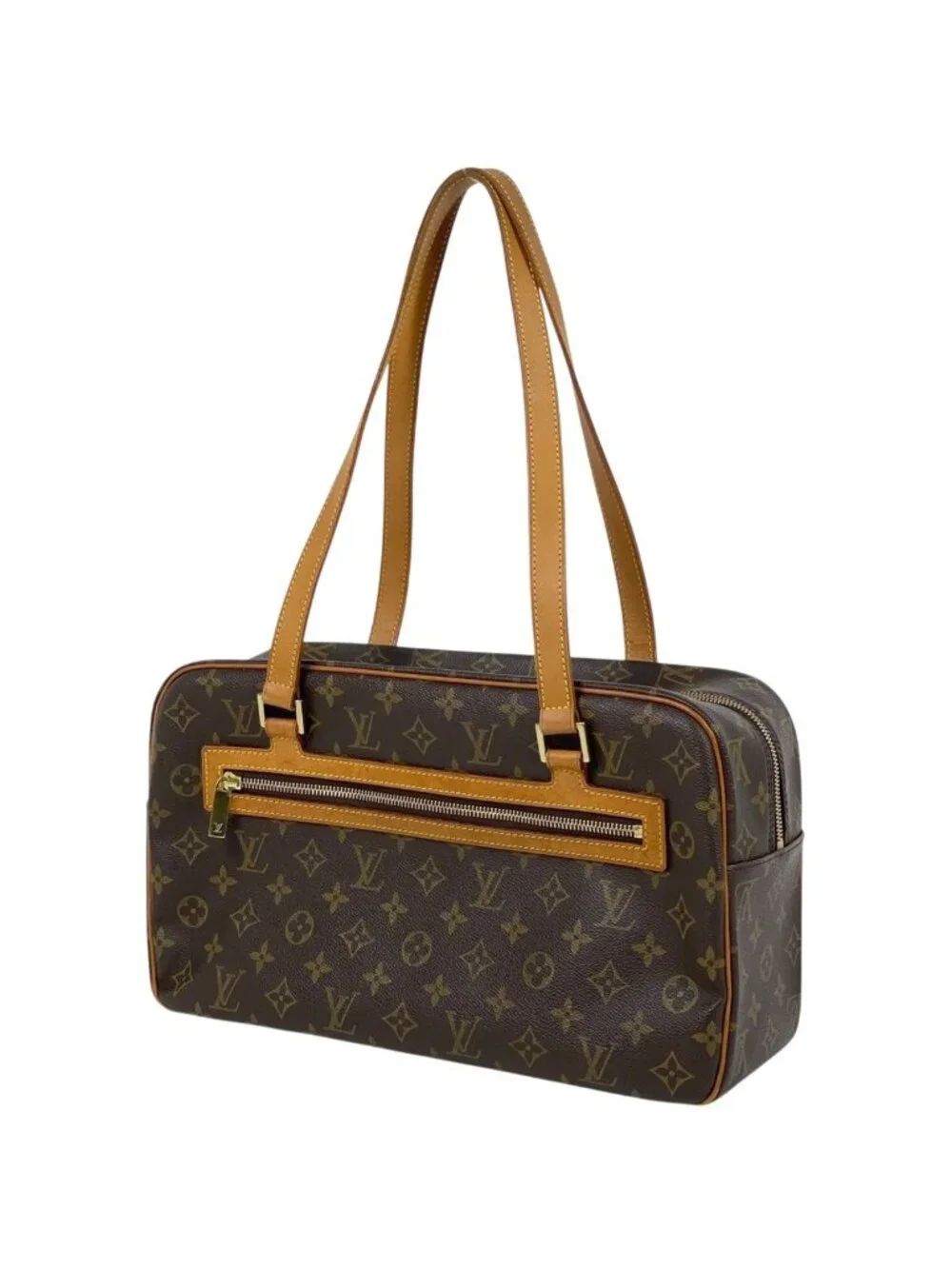Louis Vuitton Cite GM Shoulder Bag Monogram Brown